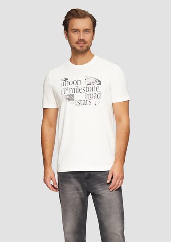 s.Oliver Shirt in Wit: voorkant