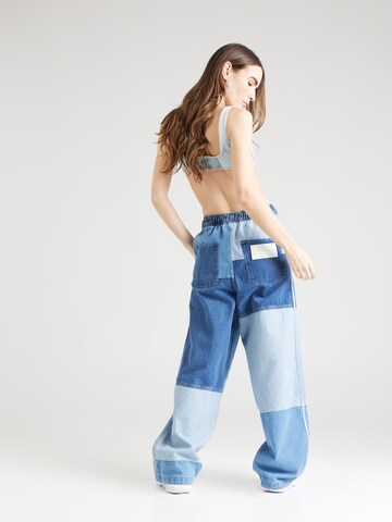 Wide Leg Jean 'KSENIA SCHNAIDER' ADIDAS ORIGINALS en bleu