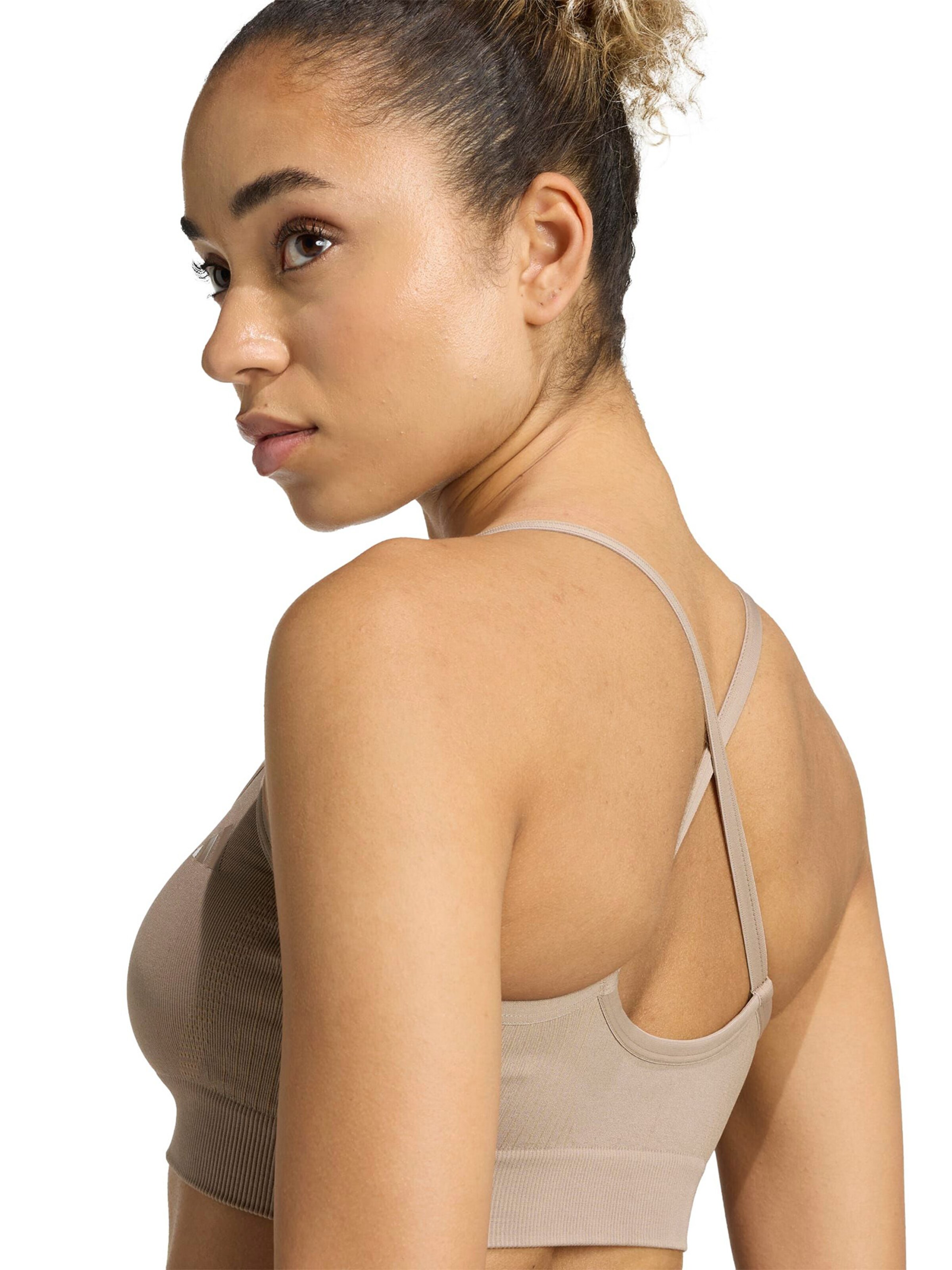 ADIDAS PERFORMANCE Bustier Urheilurintaliivit värissä ruskea