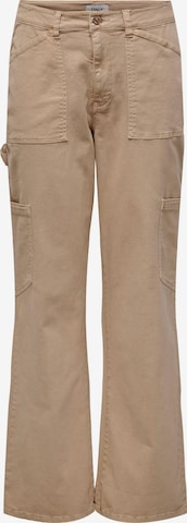 ONLY Regular Cargo trousers in Beige: front