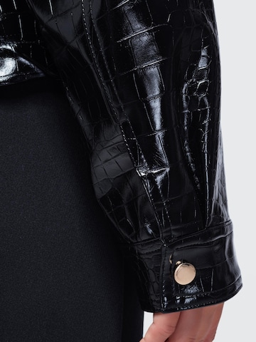 Ombre Between-Season Jacket in Black
