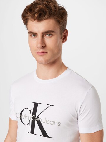 Calvin Klein Jeans Koszulka w kolorze biały