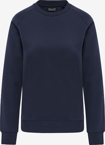 Hummel Athletic Sweatshirt 'Red' in Blue: front