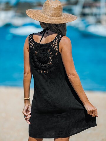 Cupshe Beach Dress in Black