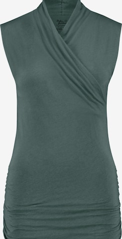 Urban Goddess Yoga & Activewear Sporttop 'Good Karma' in Grün: Vorderseite