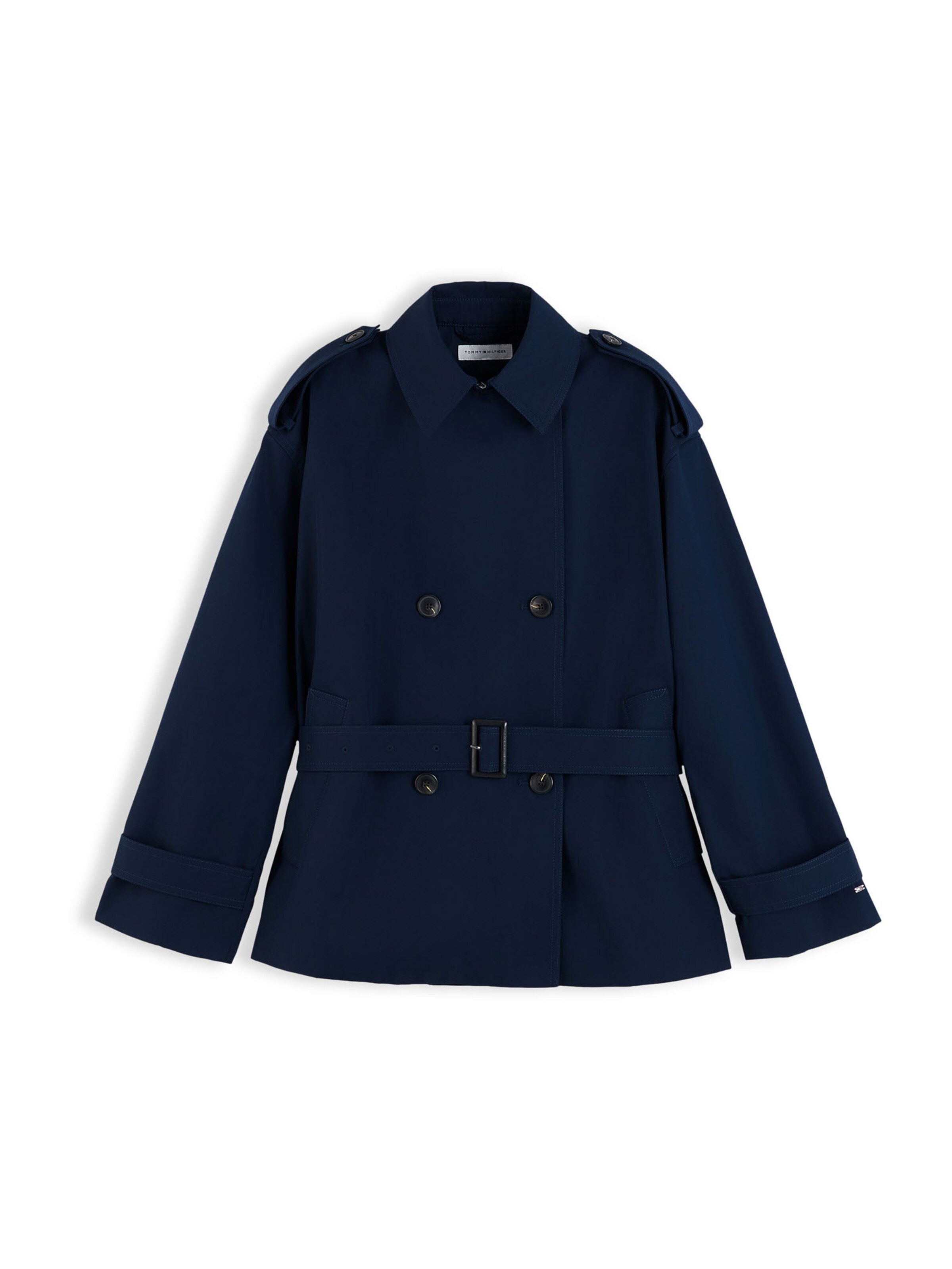 TOMMY HILFIGER Демисезонное пальто в Синий: спереди
