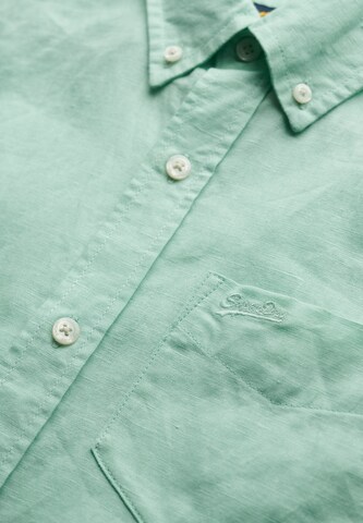Superdry Regular fit Overhemd in Groen