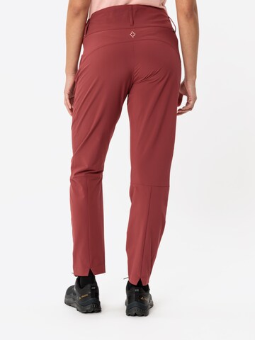 VAUDE Regular Outdoor trousers ' Skomer P III ' in Red
