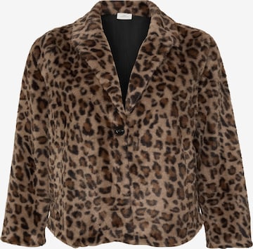 smėlio ONLY Carmakoma Demisezoninė striukė 'CARMERLIT': priekis