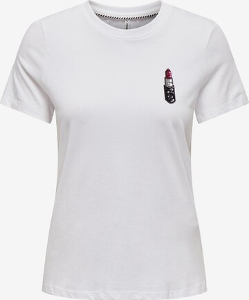 T-shirt 'KITA' ONLY en blanc : devant