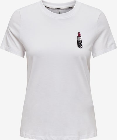 ONLY T-shirt 'KITA' en blanc, Vue avec produit