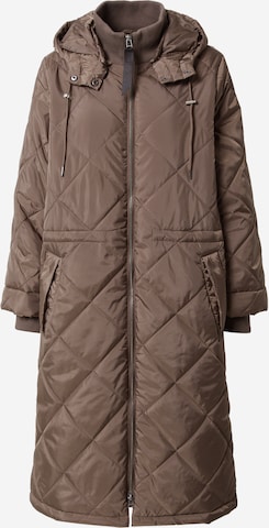 Freequent Between-Seasons Coat 'PRIME' in Brown: front