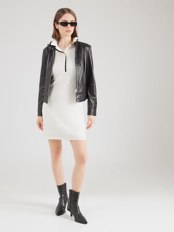 HUGO Knit dress 'Slysy' in White