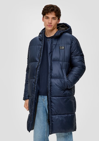 QS Winter coat in Blue: front