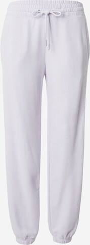 Abercrombie & Fitch Zúžený Kalhoty – fialová: přední strana