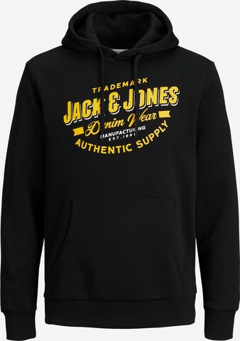 Felpa di JACK & JONES in nero: frontale