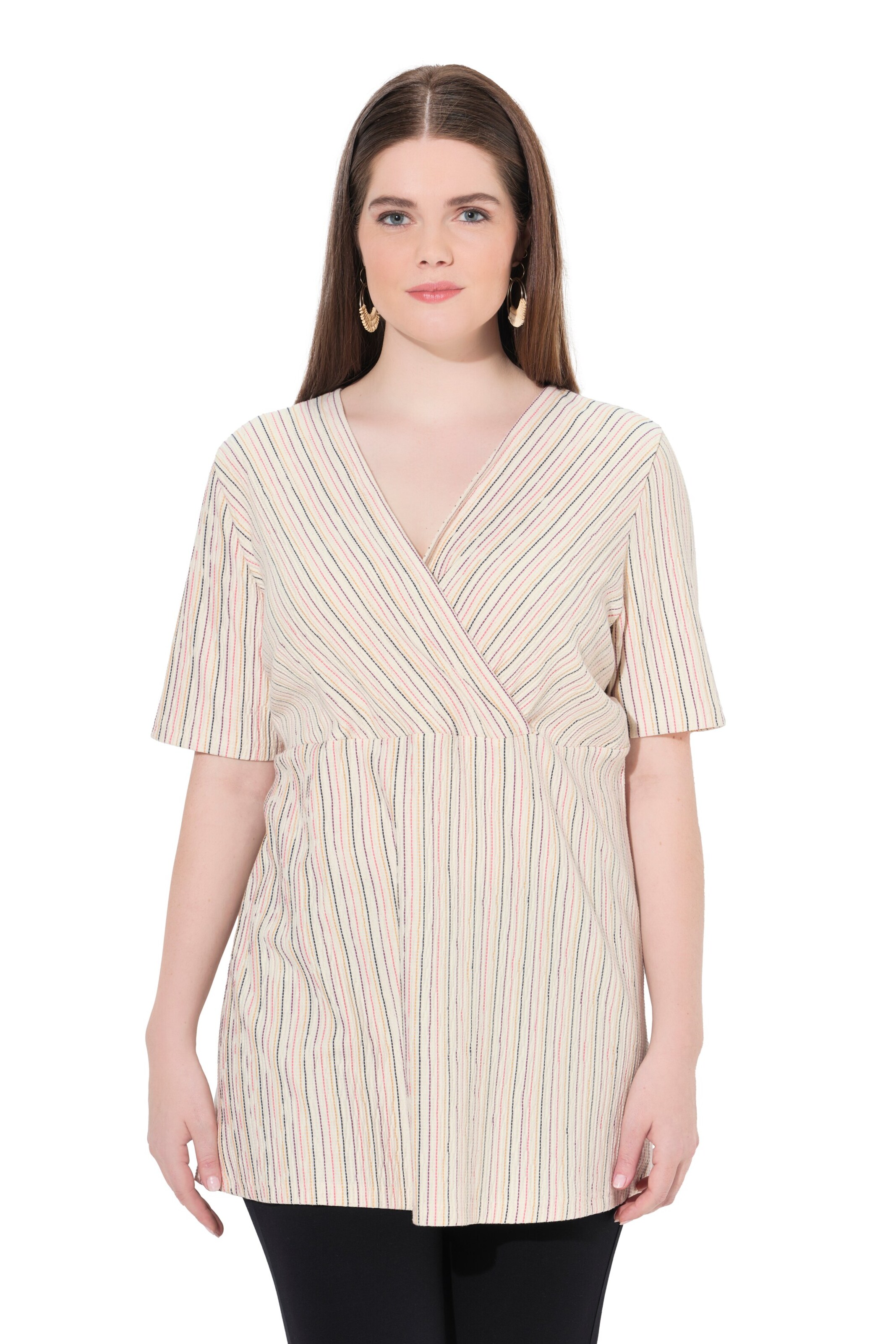 Ulla Popken Shirt in Wit: voorkant