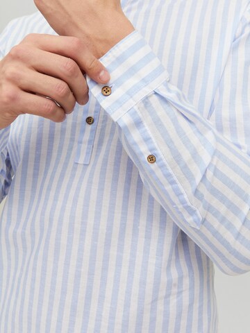JACK & JONES Slim Fit Hemd 'JPRBLASummer' in Blau