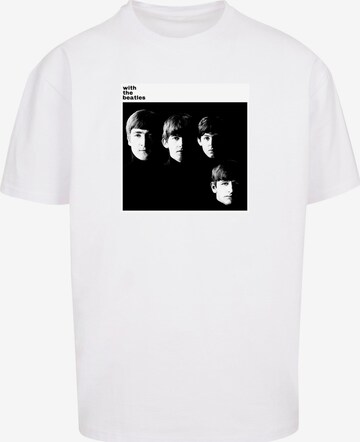 Merchcode Shirt 'Beatles - With The Beatles' in Wit: voorkant