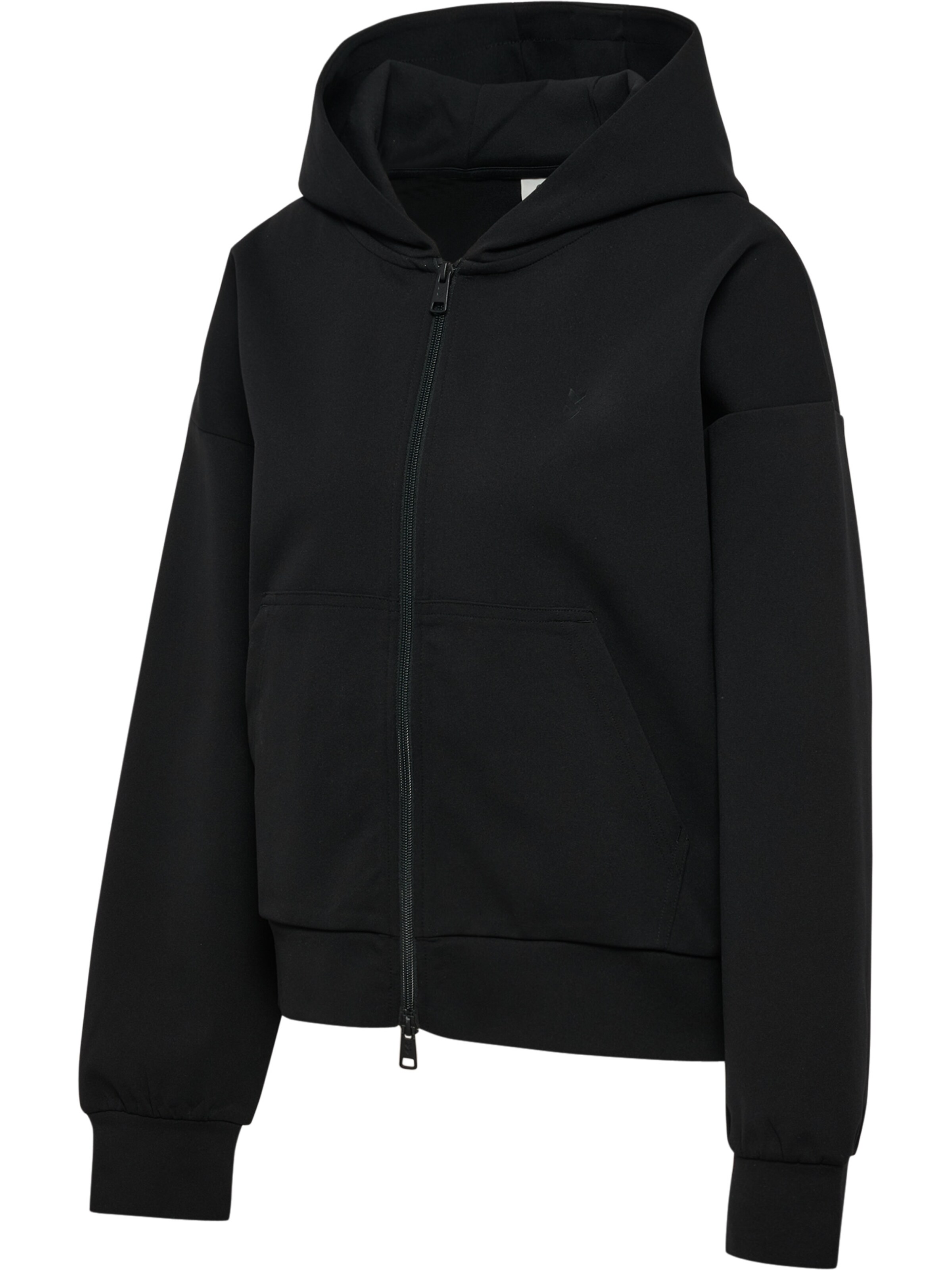 Hummel Zip-Up Hoodie in Black