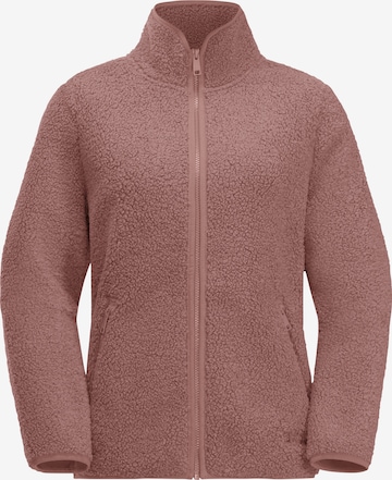 JACK WOLFSKIN - Chaqueta polar funcional 'High Curl' en rosa: frente