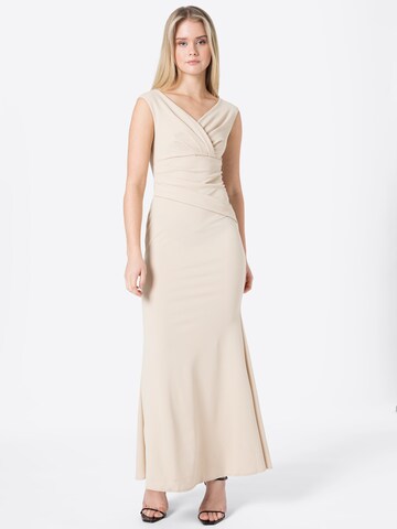 WAL G. Evening Dress 'MORGAN' in Beige: front