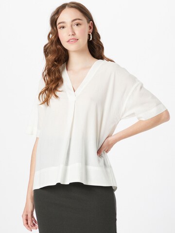 Marc O'Polo Blouse in Wit: voorkant