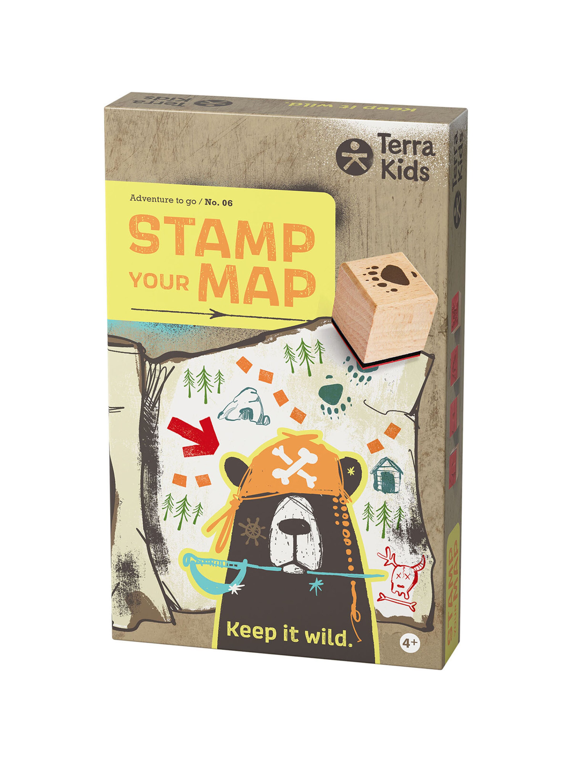 HABA Outdoor-Spielzeug ' Terra Kids Nr. 06 - Stamp Your Map ' in Mischfarben: Vorderseite