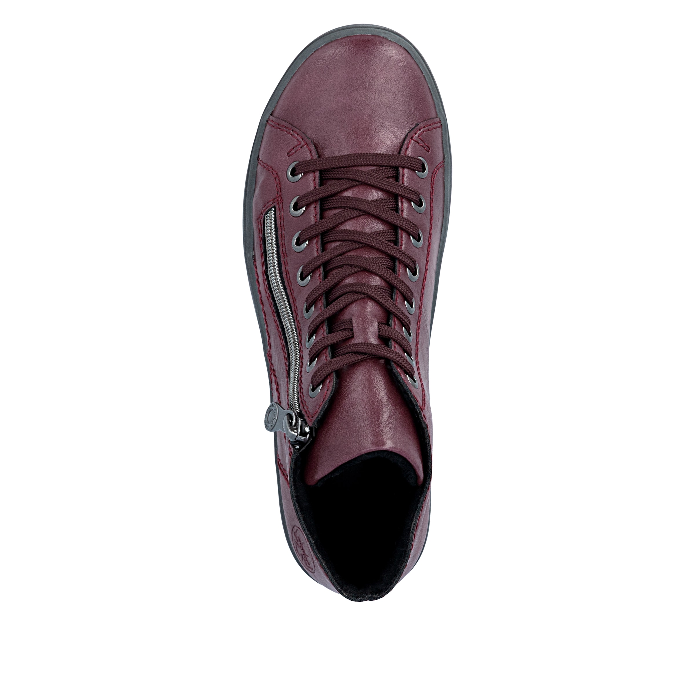 Bottines à lacets Rieker en rouge