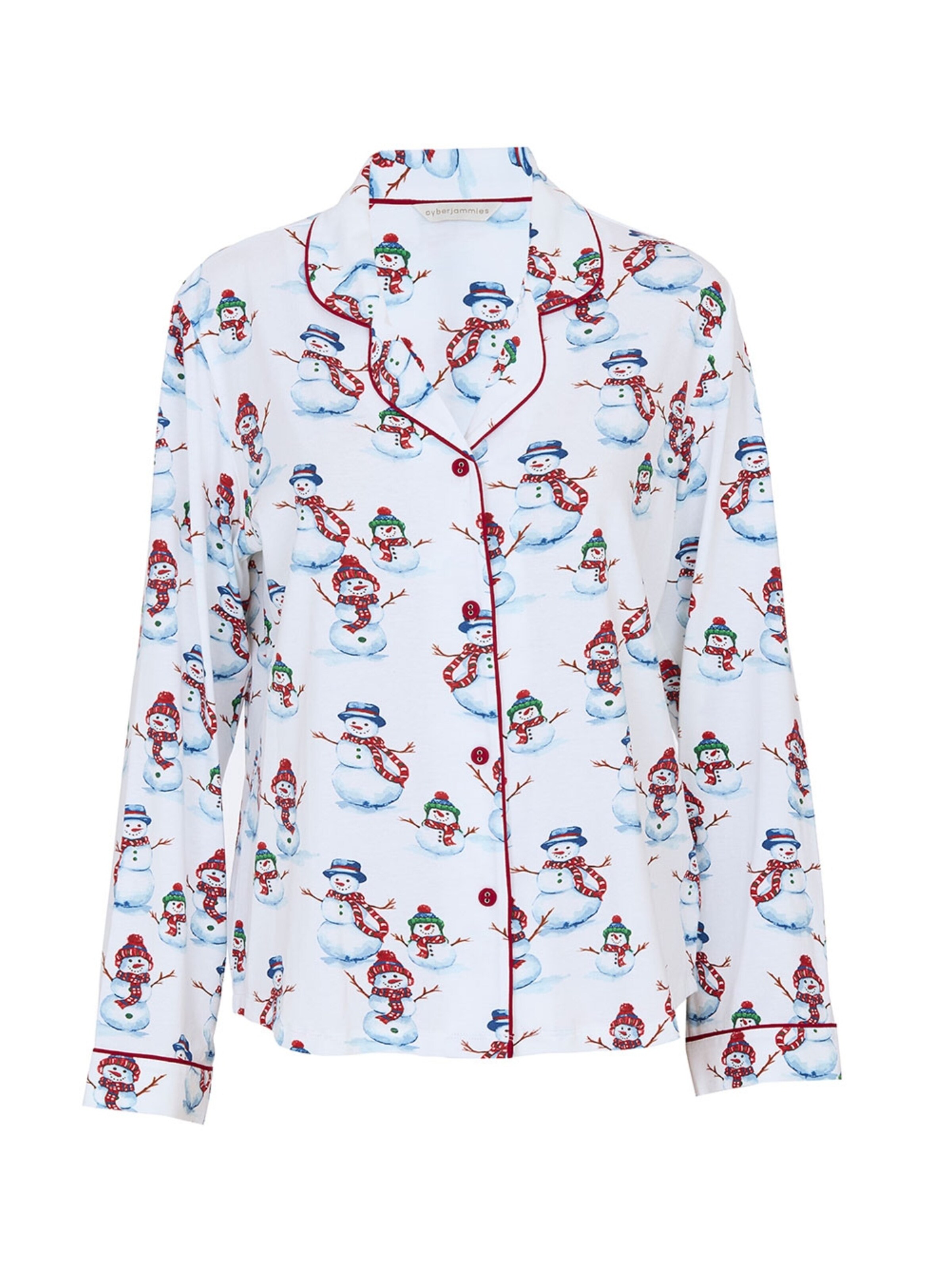 Cyberjammies Pajama shirt 'Blaze' in White: front