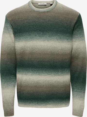 Pull-over 'ONSBertil' Only & Sons en vert : devant