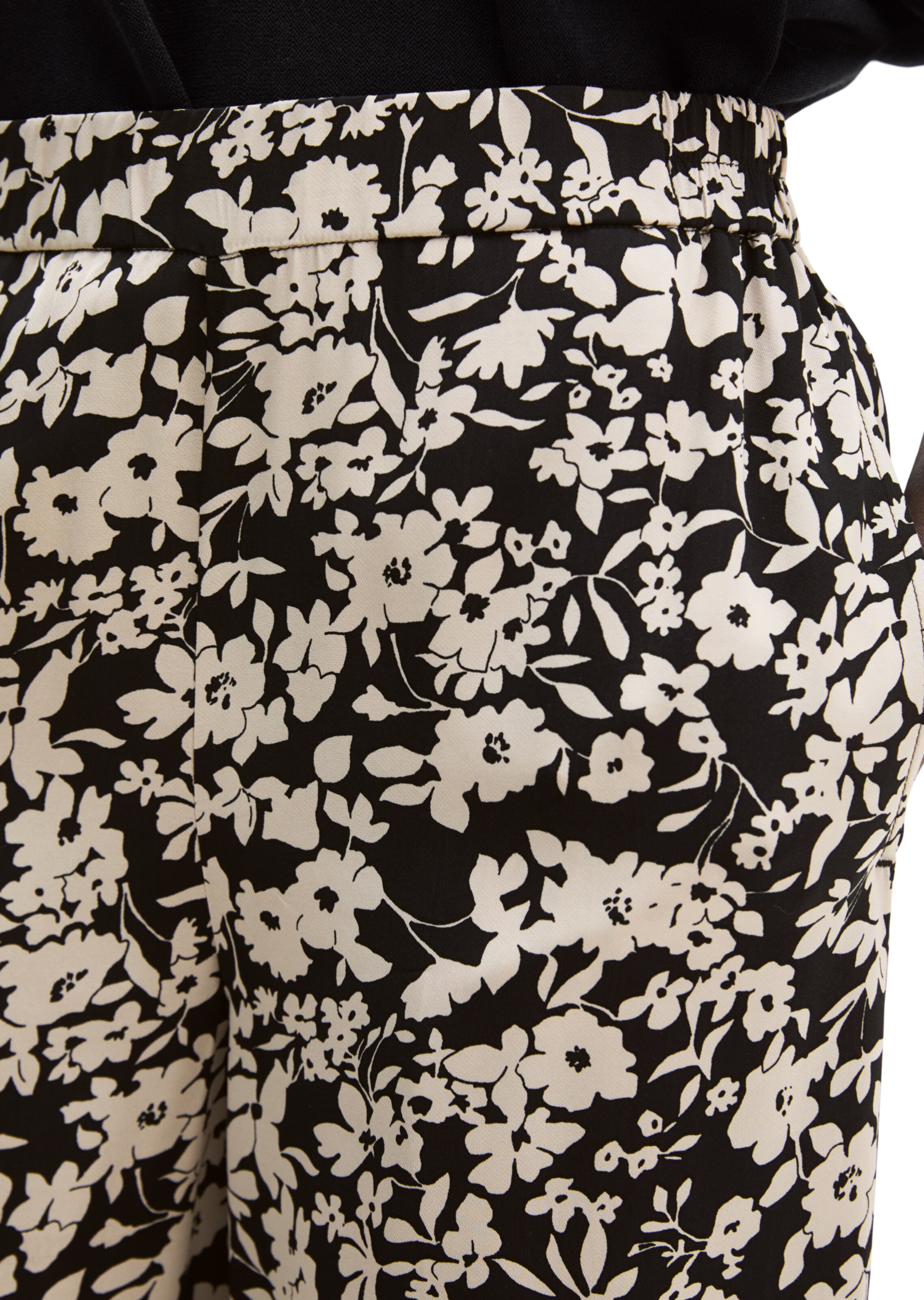 Marc O'Polo Wide leg Παντελόνι σε μαύρο