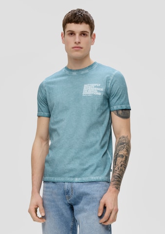 QS T-Shirt in Blau: predná strana