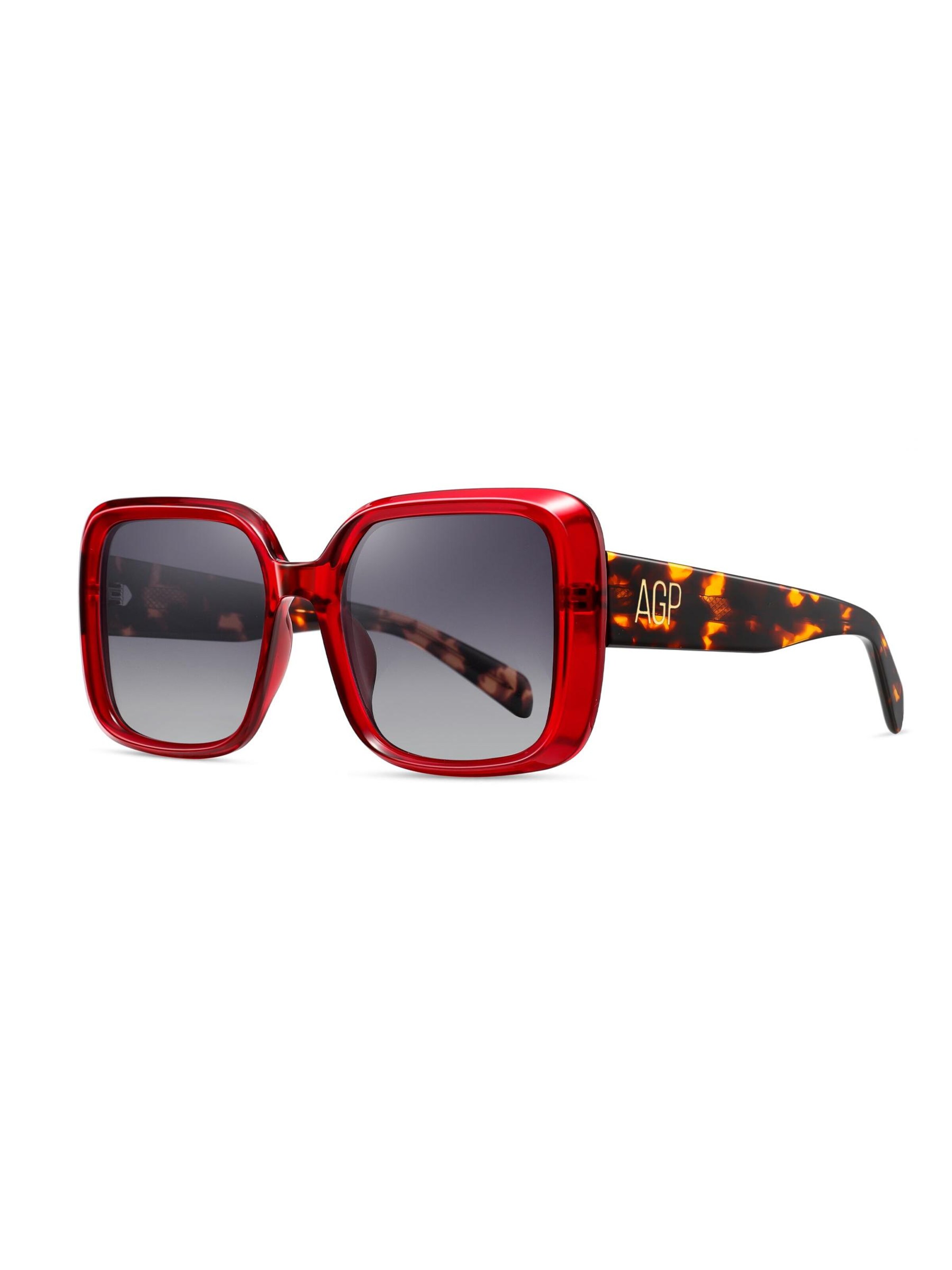 AVANT-GARDE PARIS Sunglasses 'Square Korinna' in Red: front