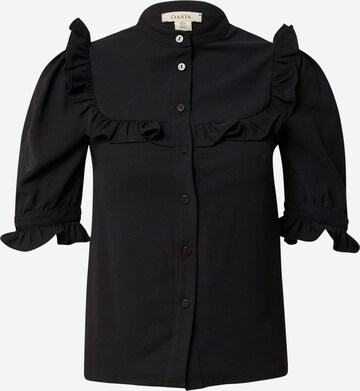 Oasis Blouse in Black: front