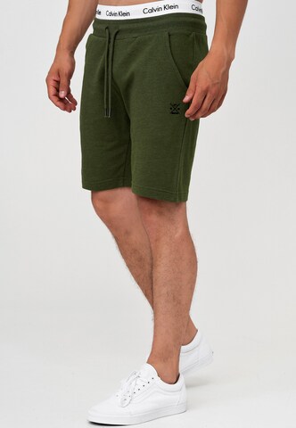 INDICODE JEANS Regular Pants 'Eckerd' in Green