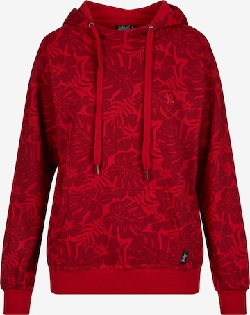Just Rhyse Sweatshirt 'Summertime' in Red: front