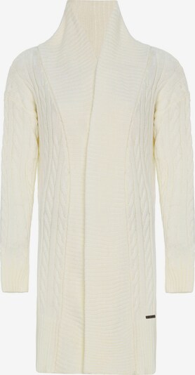 Jimmy Sanders Adīta jaka, krāsa - dabīgi balts, Preces skats