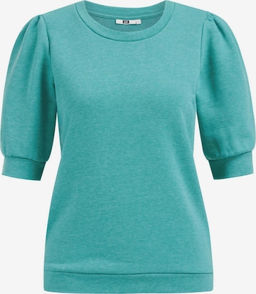 Sweat-shirt WE Fashion en bleu : devant