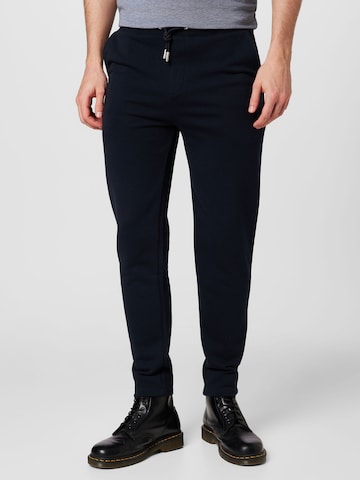 Karl Lagerfeld Slimfit Broek in Blauw: voorkant