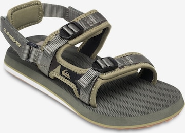 QUIKSILVER Sandalen 'Monkey Caged' in Groen: voorkant