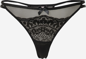 String 'Tia' Hunkemöller en noir : devant