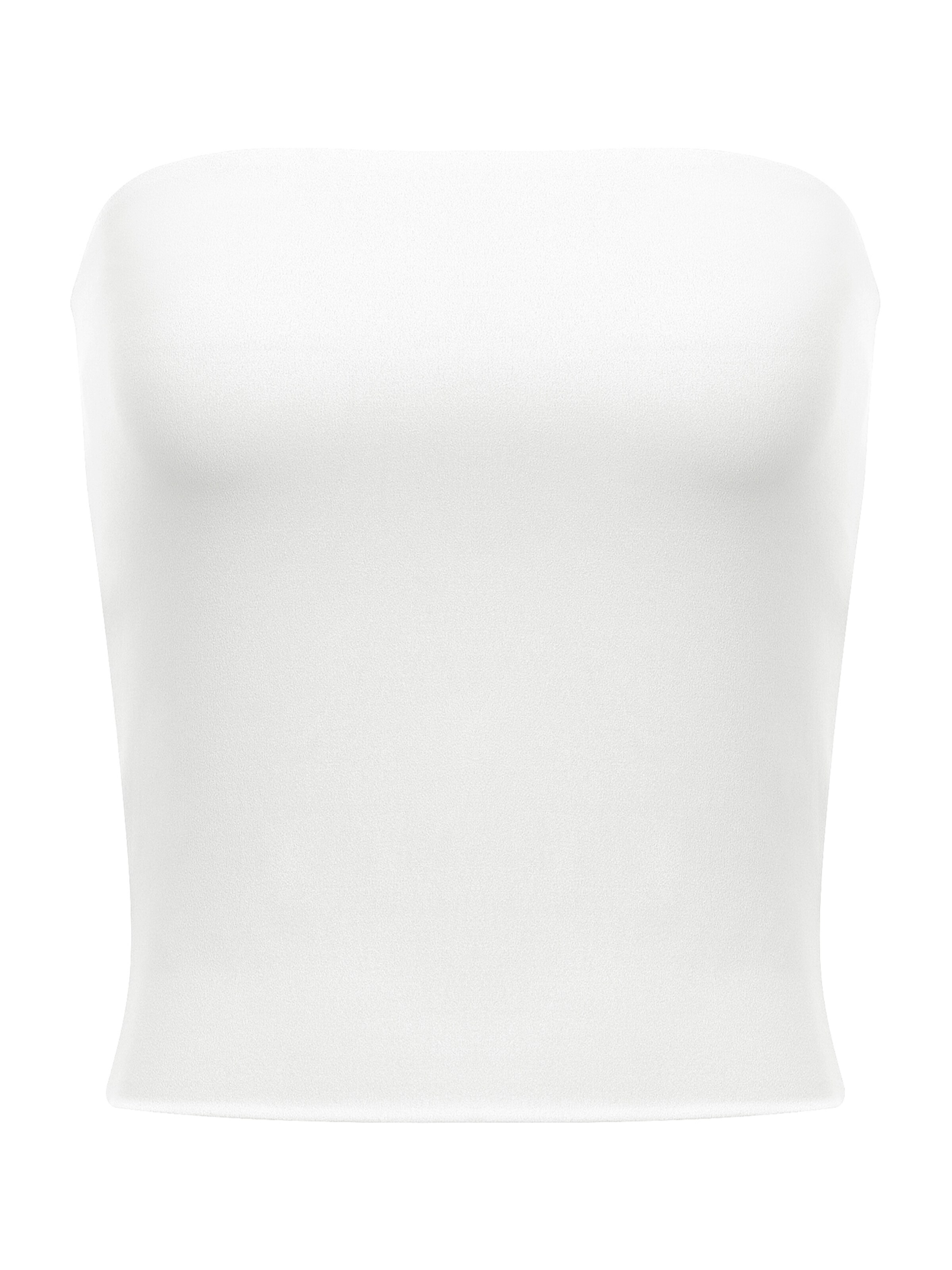 Imily Bela Τοπ σε λευκό: μπροστά