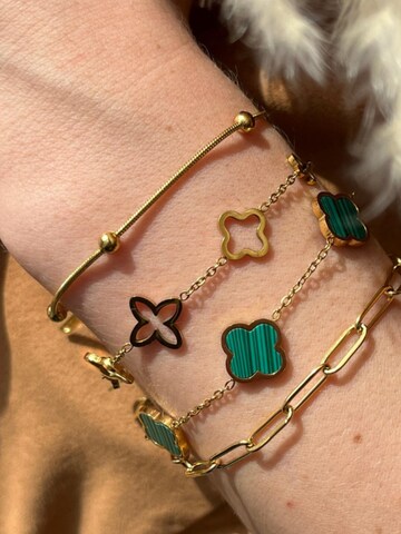 Pure Schmuck Bracelet 'Clover Infinity' in Gold