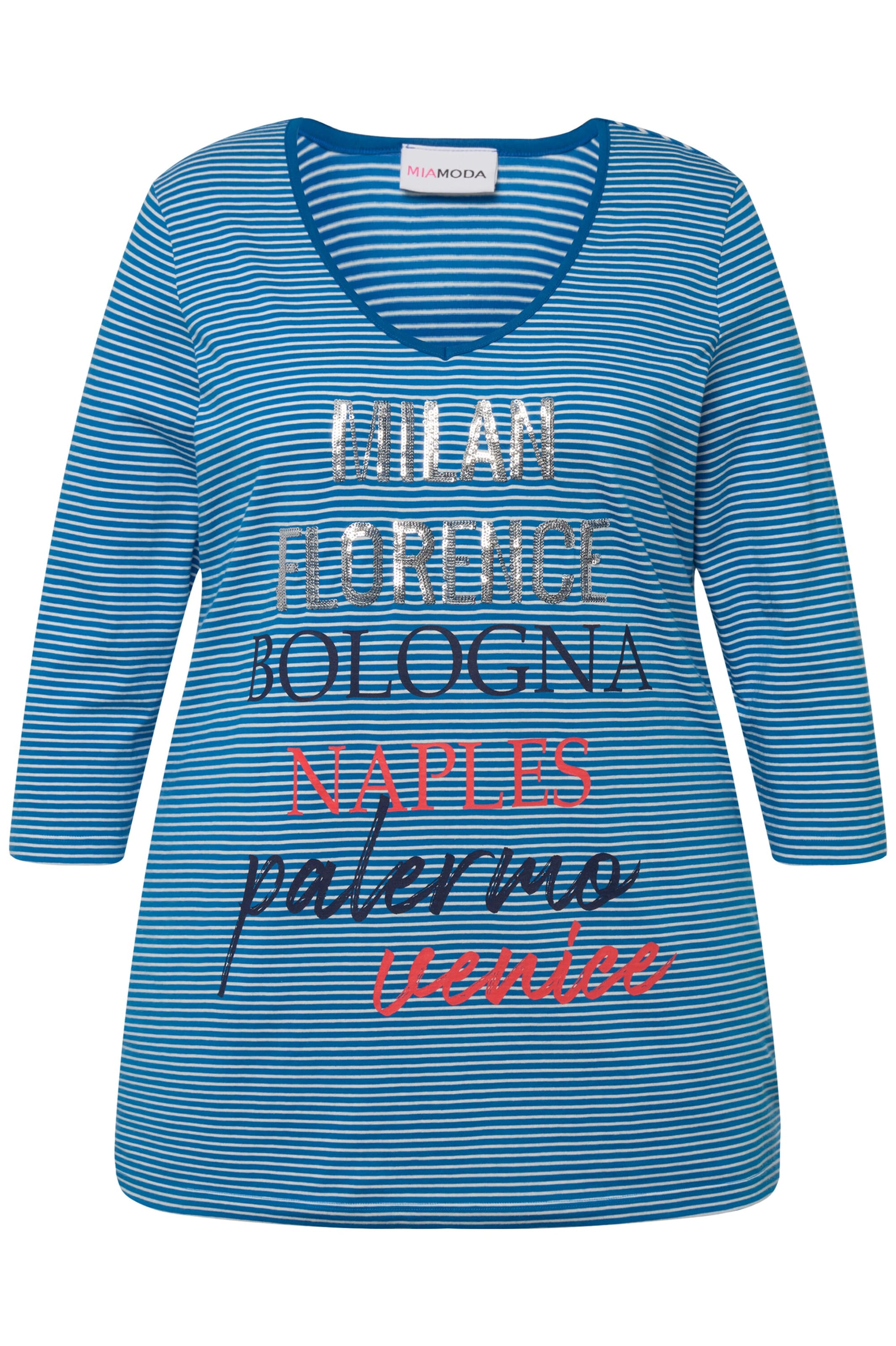 MIAMODA Shirt in Blue: front