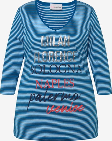 MIAMODA Shirt in Blauw: voorkant