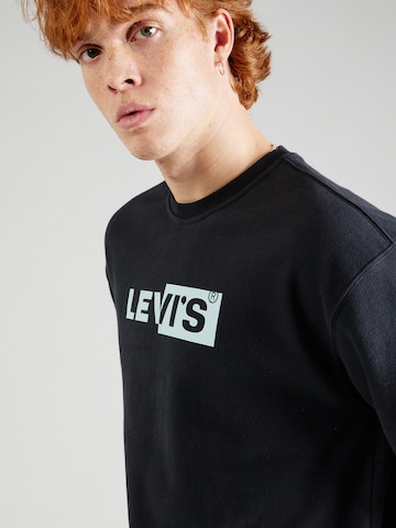 LEVI'S ® Sweatshirt 'Relaxd Graphic Crew' in Schwarz