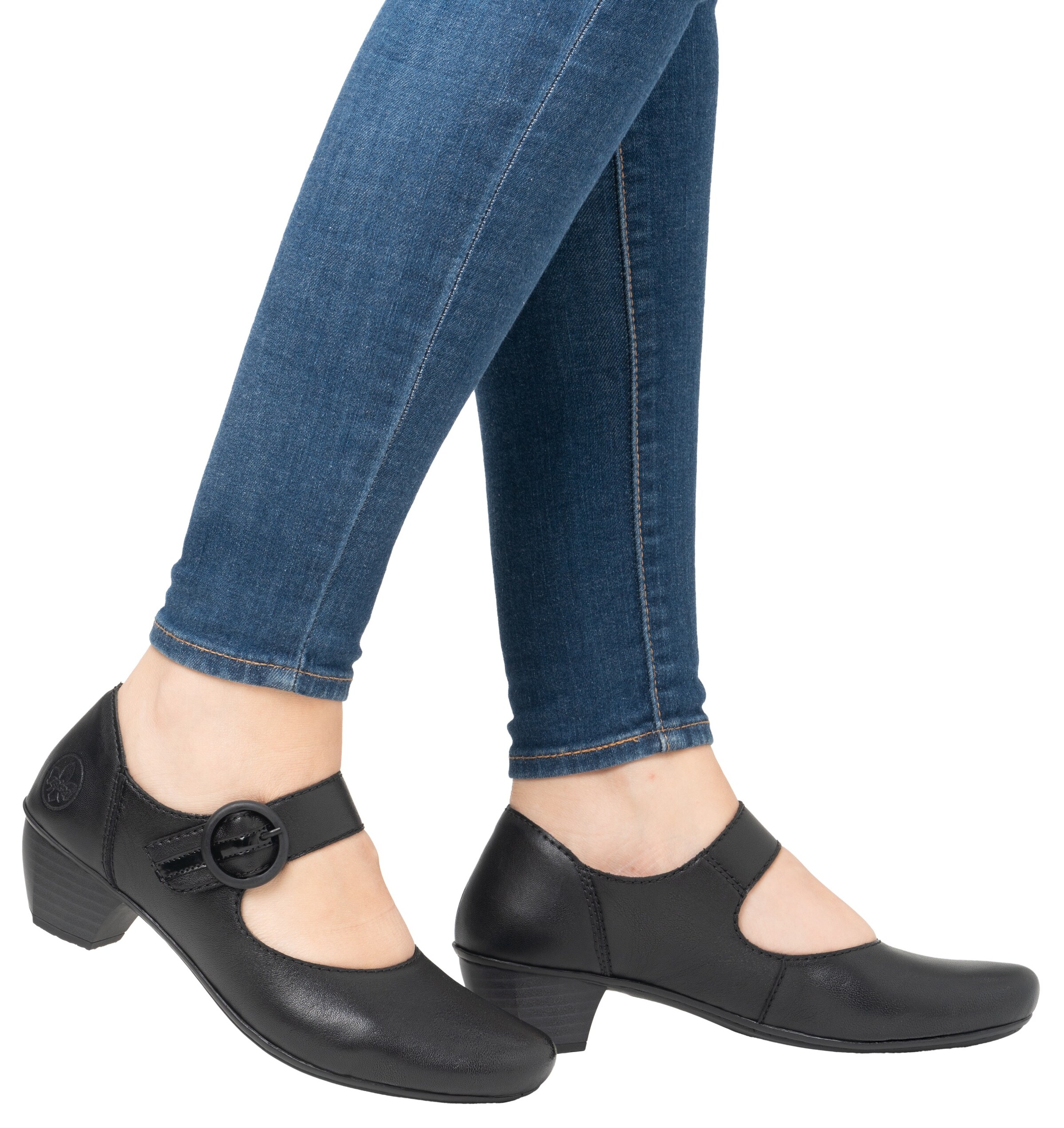 Rieker Pumps in Schwarz: Vorderseite