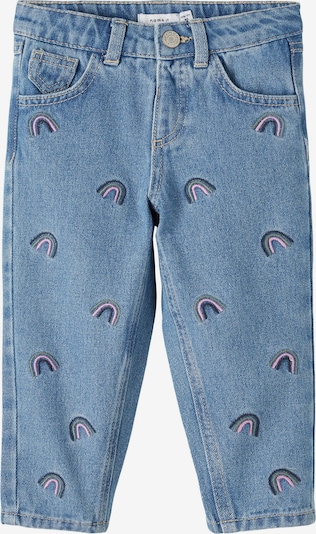 NAME IT Jeans 'Bella' in Navy / Blue denim / Pastel green / Pastel pink, Item view