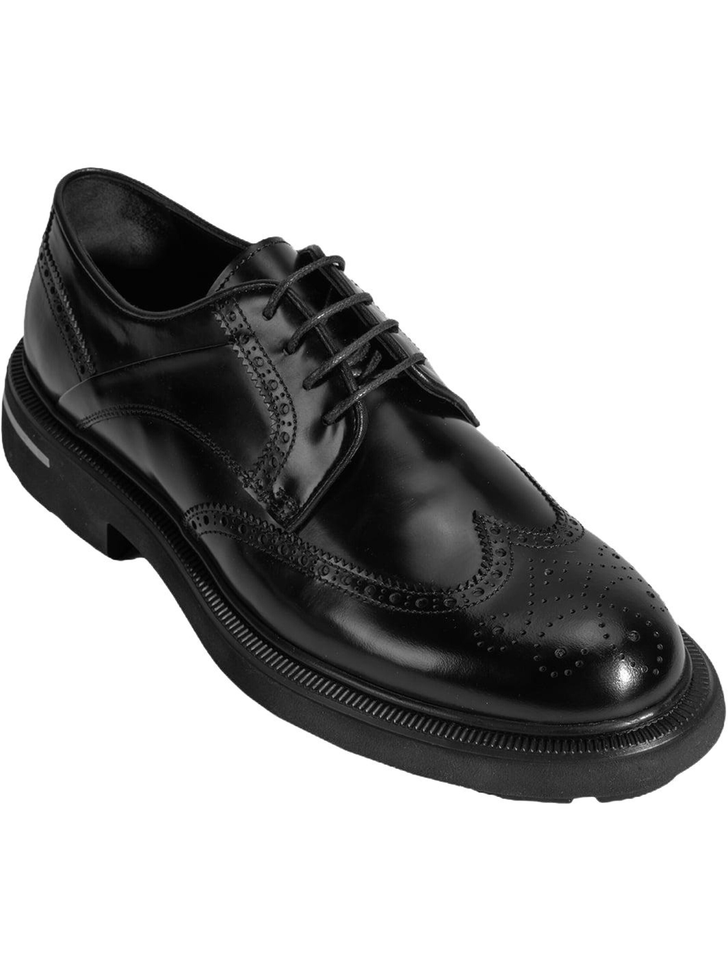Desa Lace-Up Shoes 'Spitze' in Black: front